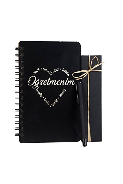 Kitaplı Hediye Öğretmen Tasarımlı Isme Özel Günlük Hayatta Kullanılabilir Ahş...