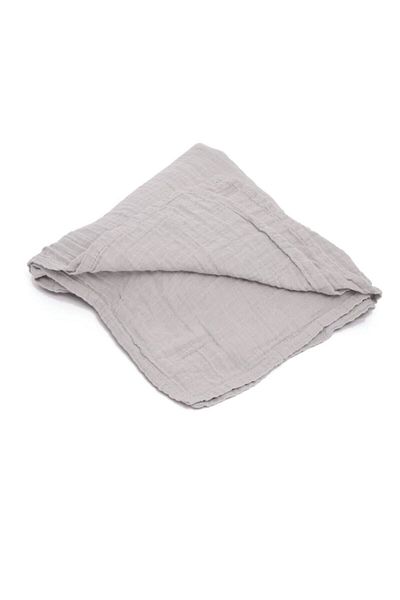 Messido Muslin Blanket 100 cm x 110 cm Gray