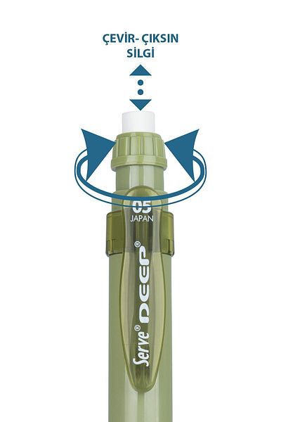 Serve Leaf Green Mechanical Pencil - 0.5 mm Sv-Deep-05-Yy