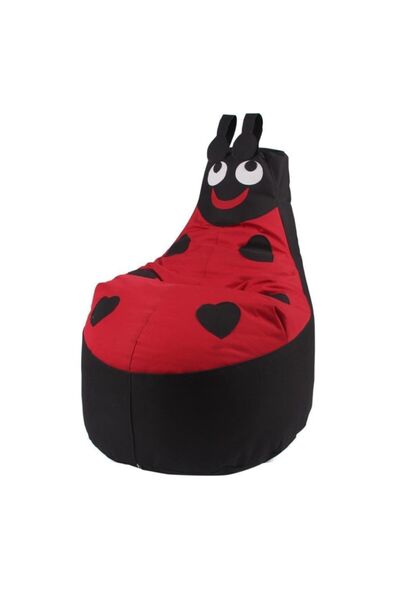 Bambi Uğur Böceği Armut Koltuk Imperteks 67*60*25 cm ( Çocuk İçin Uygundur )