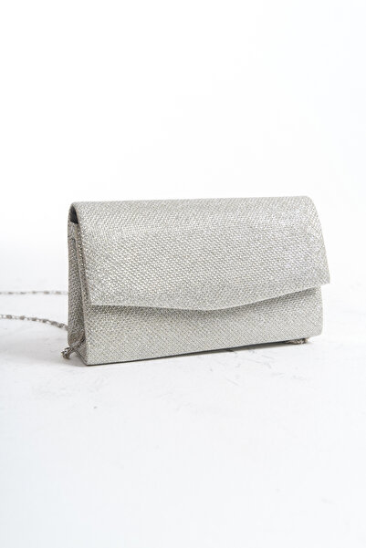 BAKGİY Geanta de seara argintie argintie - BG1190-310-0001