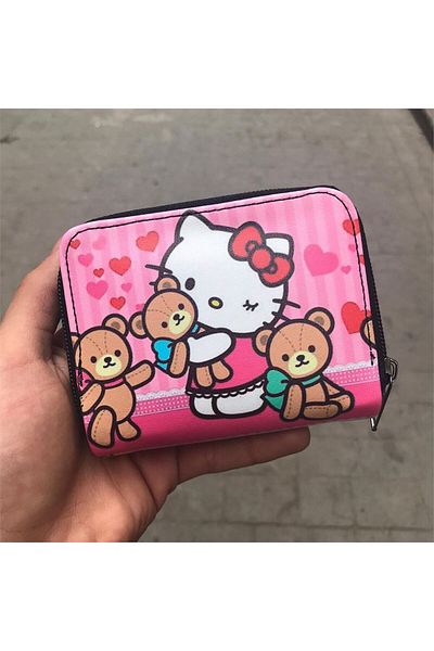 Karakedi Hello Kitty Bears - Short Pink Wallet