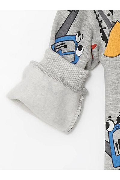 LC Waikiki LCW Baby Baby Boy Sweatshirt - Crew Neck, Long Sleeve, Printed