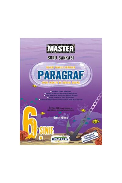 Okyanus Yayıncılık Okyanus 6. Sınıf Master Paragraf Soru Bankası 2024