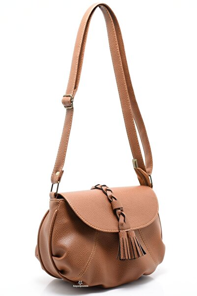 Jasmin Geantă de umăr mică, maro, cu curea