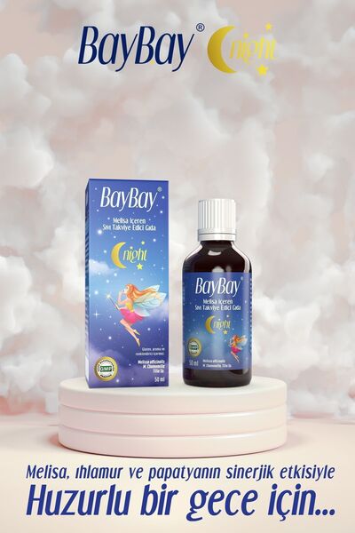 Baybay Night Bitkisel Damla 50 ml - (Uyku Problemi Olan Çocuk Ve Yetişkinler İçin)