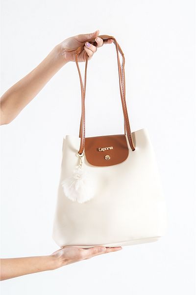 Capone Outfitters Padova Leder Damen Schultertasche
