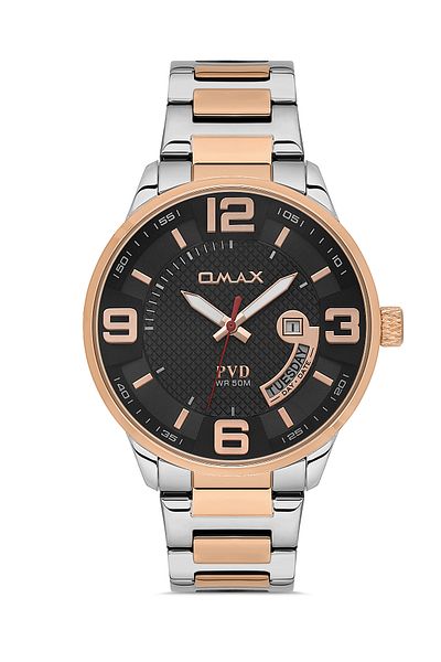Omax watch 18k gold plated hotsell