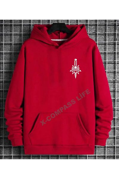 x-compass life Unisex Hooded Sweatshirt PRAY EDEN SKELET
