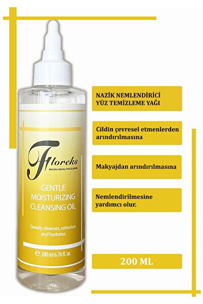 FLOREKS زيت تنظيف مكياج الوجه المرطب اللطيف