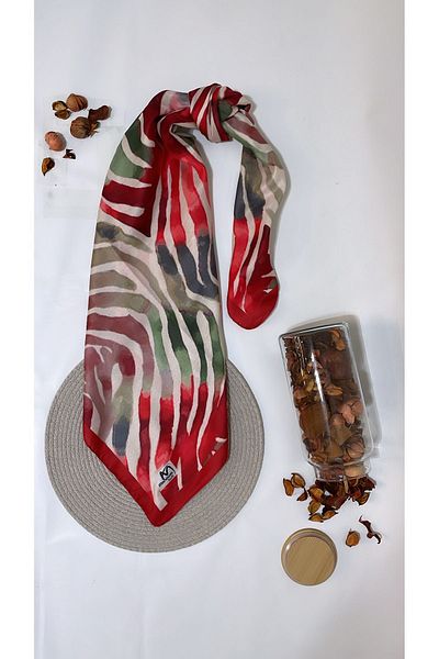 Onur Zebra Patterned Soft Scarf - Great Fabric, Quality Product, Summer Scarf