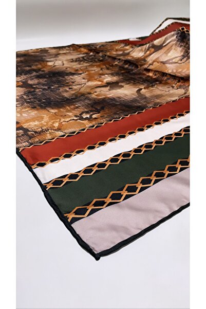 Onur Шарф - Нова модель Цифровий друк Двосторонній візерунок Твіл Шарф Хіджаб Одяг Висока якість Магазин Мода