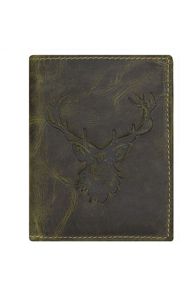 Greenburry Vintage wallet deer leather 9.5 cm