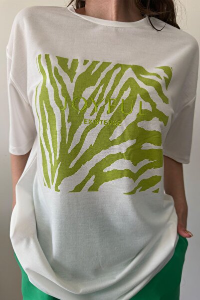 CİDDE Tricou de damă cu imprimeu leopard