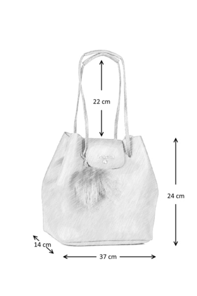 Capone Outfitters Kožená dámská taška přes rameno Padova