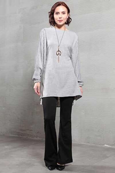 GİYSA Рукави з поясом і піле - жіноча туніка