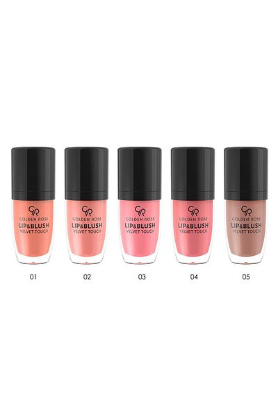 Golden Rose LIP&BLUSH VELVET TOUCH NO 06 RED