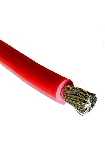 ErolMarin Enzh Online Marin 50mm Akü Kablosu Kalaylı Tekne Karavan Kırmızı Ma...