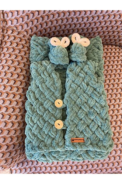 Alizee Puffy bebek battaniyesi takımı