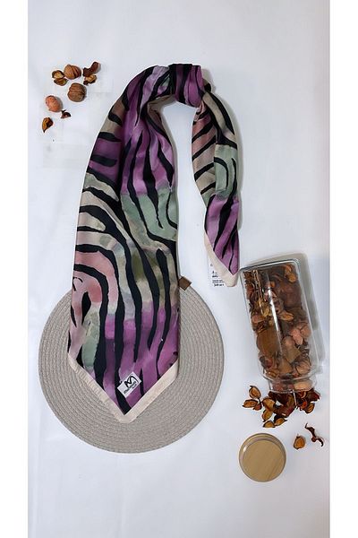 Onur Zebra Patterned Soft Scarf - Great Fabric, Quality Product, Summer Scarf