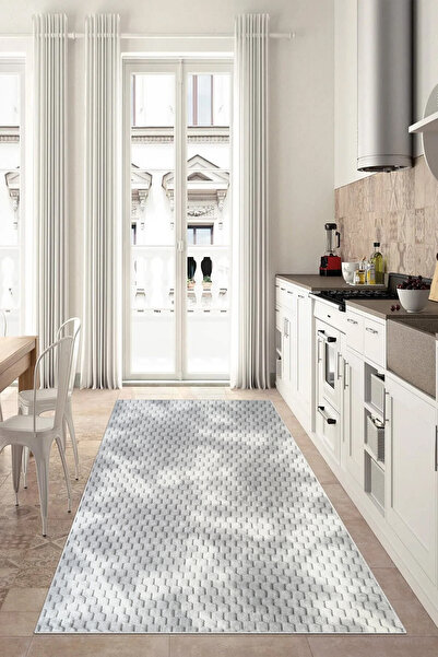 ALgorand Home Berlin Gri Geometrik Tozumaz Salon Koridor Balkon Teras Bahçe M...