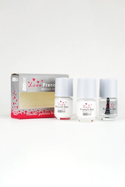 Mara Love French Manıcure Set 3'lu 5 ml