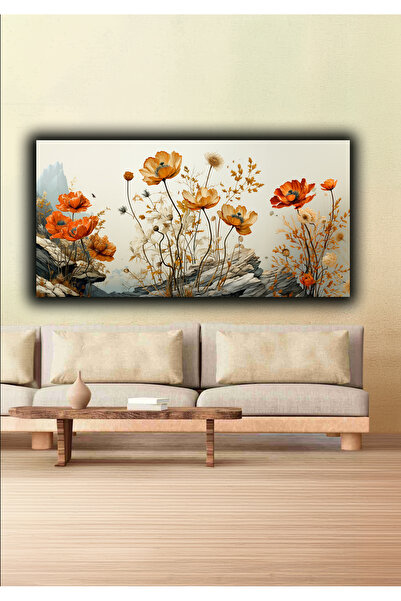 TRADE AYS Orange Blossom Dekoratif Kanvas Duvar Tablo