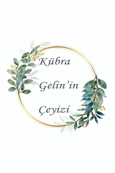 AksesuarELF Çeyiz Bohça Koli Gelin Etiketi