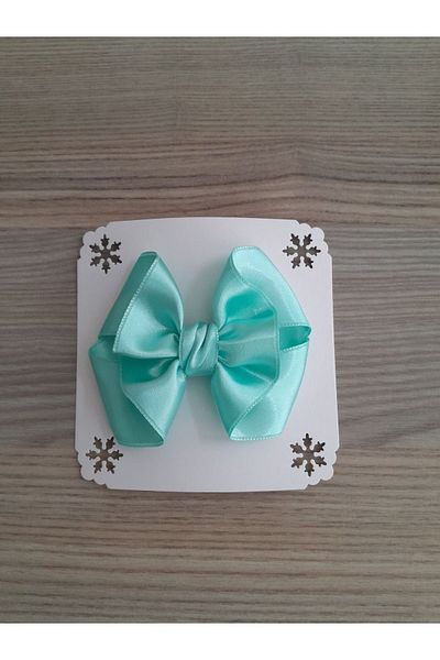 Accessories Satin Bow Baby Buckle - Hairless Snap Clip, Single Buckle for Newborn and Baby Girl