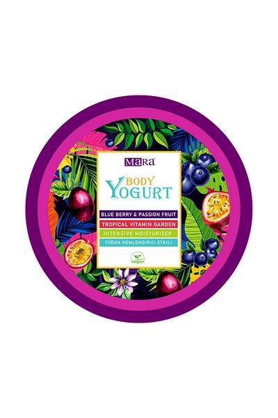 Mara 250 ml Blueberry & Passion Fruit Body Yogurt