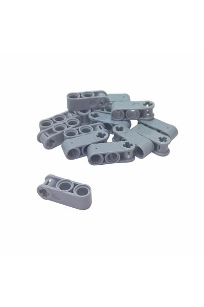 LEGO Technic Moc Custom Axle Pin Connector Perpendicular 3L Light Gray 4 Pcs to Send