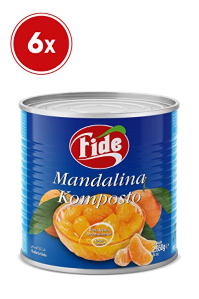 FİDE Fide Mandalina Komposto 6 X 2650 gr