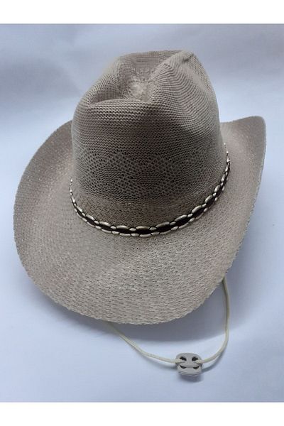 Kardelen Butik Denizli Western Western Ψάθινο Καπέλο (Unisex) (Καφέ)