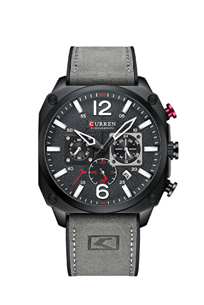 Curren Leather Strap Detailed Wristwatch - FBNCRRN 839802