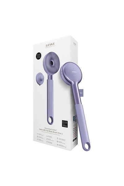 Geske Sonic LED Full-Body Brush | 9 in 1 Purple