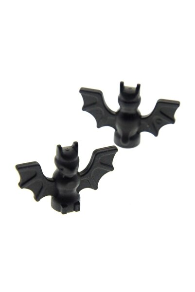 LEGO Custom Moc Aksesuar Hayvan Animal Minifigür Minifigure Siyah Yarasa 1 Ad...
