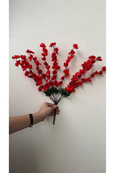 NAHAMİS TRADE Japon Kiraz Çiçeği 9 Dallı Yapay Çiçek Demeti Bahar Dalı 55 Cm