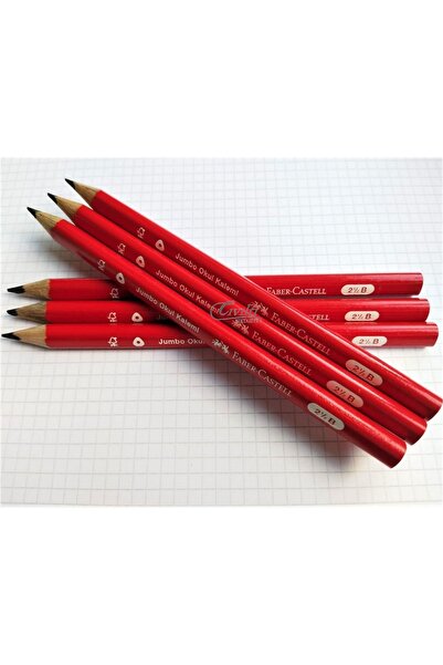 Faber Castell قلم رصاص جامبو للمدرسة للموسم الجديد - 6 قطع