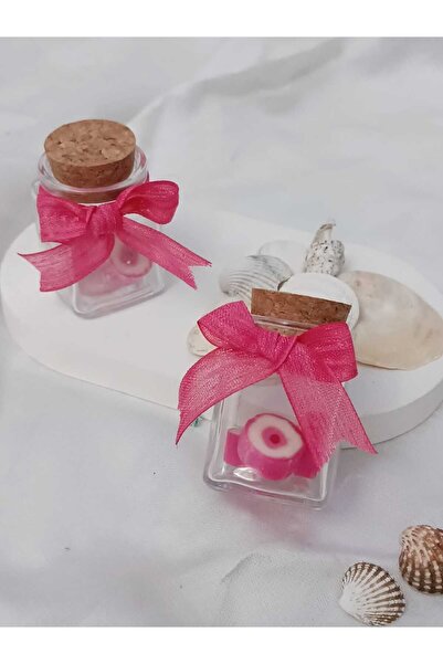 Hediyelik Pembe Nazar Boncuklu Şeker (20 Adet)