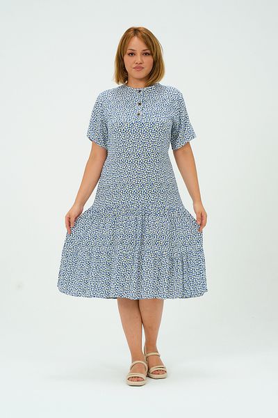 Dm Life Rochie evazată crocantă cu model floral