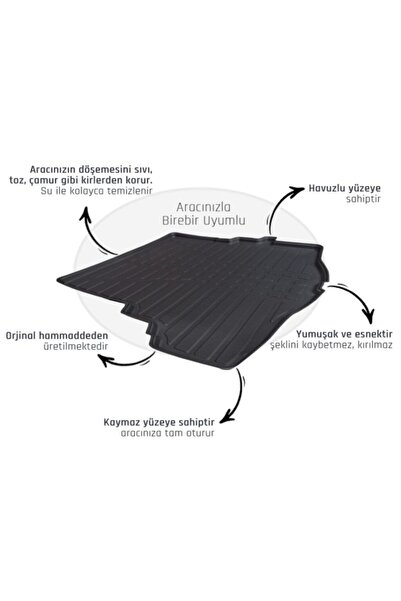 Alpha Fiat Egea Sedan 2015 Ve Sonrası Ultra Lüks Bagaj Havuzu