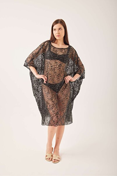 MY NEFTİ Modern Style and Comfortable Use - Stylish Leather Look Pareo Beach Dress