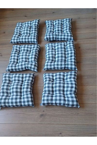 Marin Tasarım Evi GREY CUSHION 6 Pieces 40x40 Cushion - Multi-Purpose