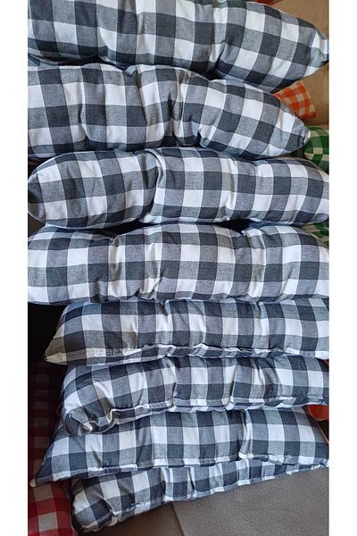 Marin Tasarım Evi 8 Pieces 40x40 Picnic and Chair Cushions - Multi-Purpose