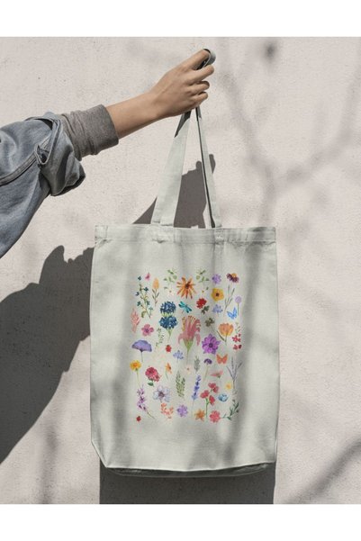 redame Minimalist Flowers Flowers Cloth Bag Tote Bag Y2K