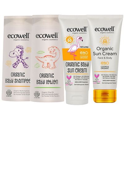 Ecowell 4 Products Organic Mother-Baby Holiday Package