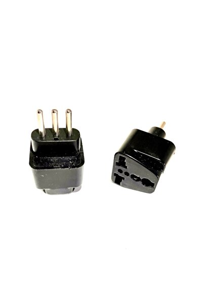 aogo Italya Priz Dönüştürücü 3 Pinli Fiş Adaptör Üniversal Italya Fiş Çevirici Type L Plug Adapter