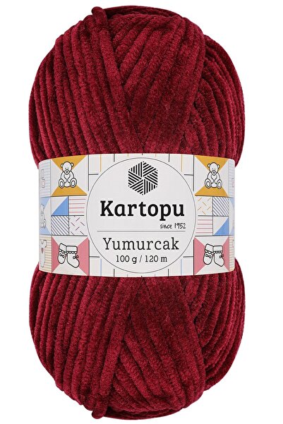 Genel Markalar K.artopu Yumurcak Kadife El Örgü Ipi Vişne Çürüğü K106