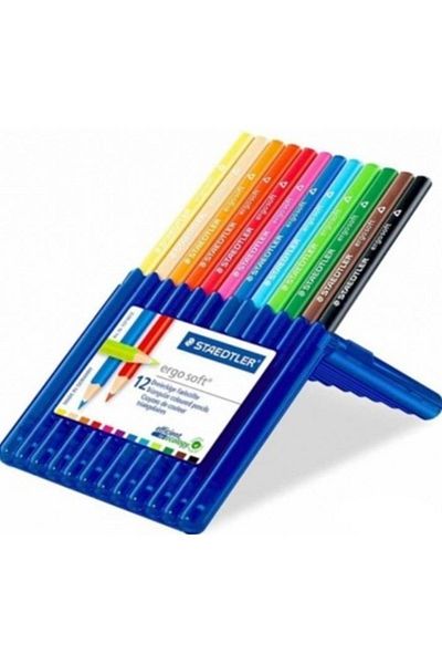 Staedtler 12 Colors Ergo Soft Kuruboya Bag 157