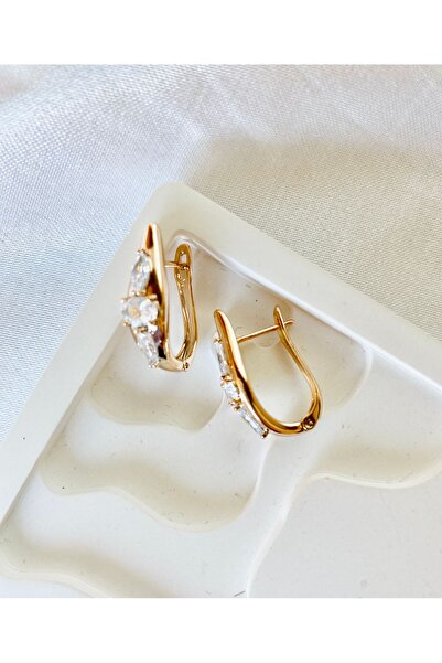 Pukka Collection Shesra VIP Rodyum kaplama Küpe